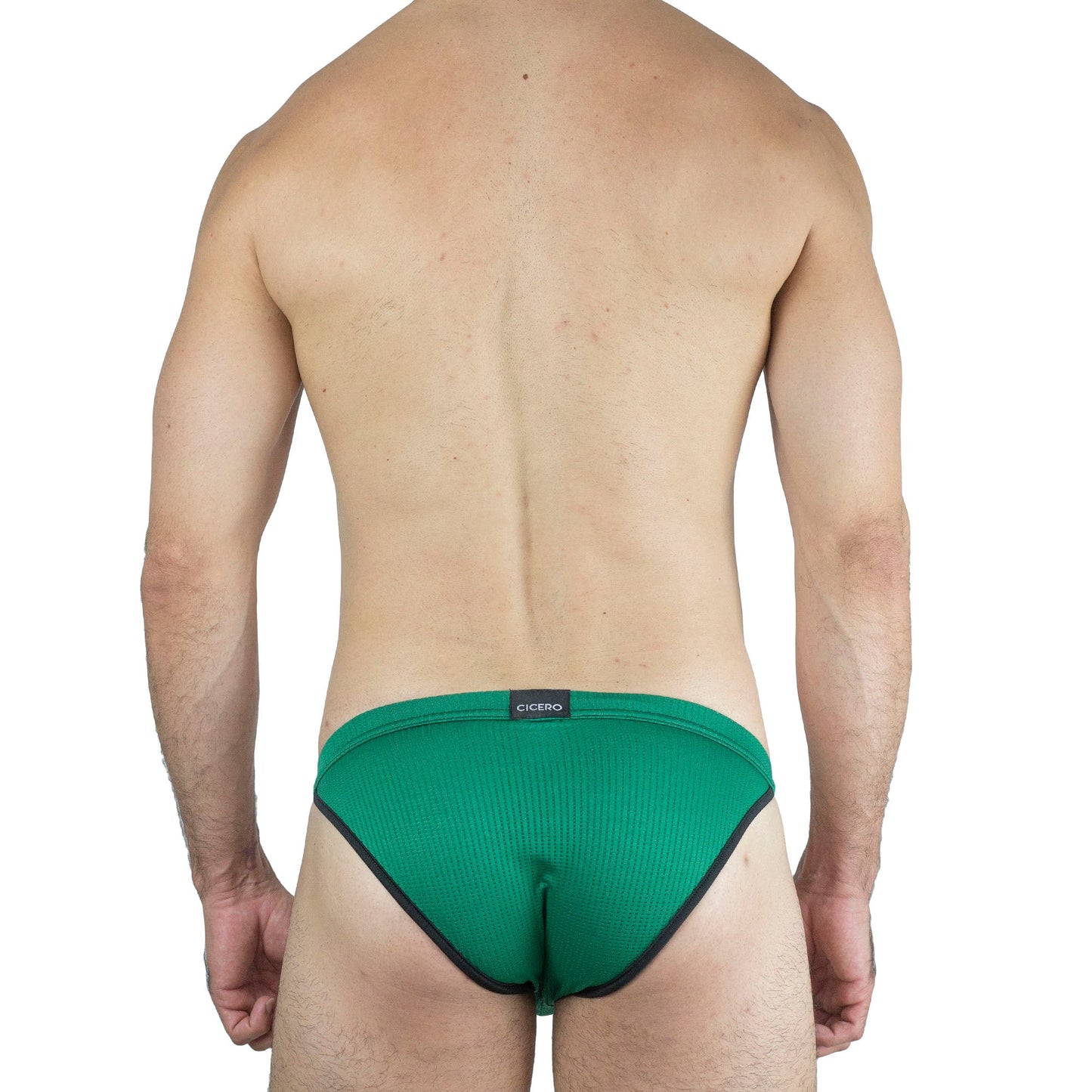 SB0001 Brief bikini verde unwet