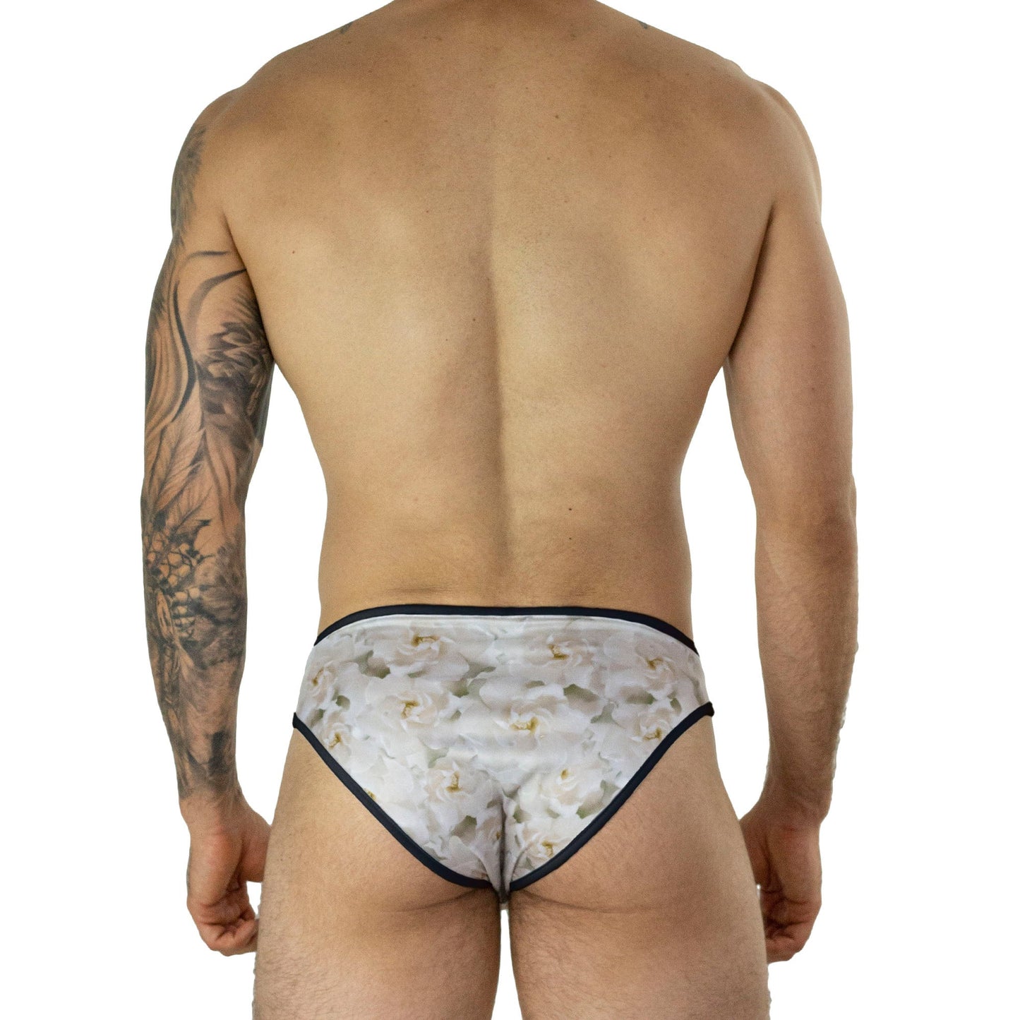 SL0098 Slip Perfume de Gardenias estampado flores blanco skinit