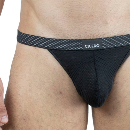 SB0003 Brief bikini Negro unwet