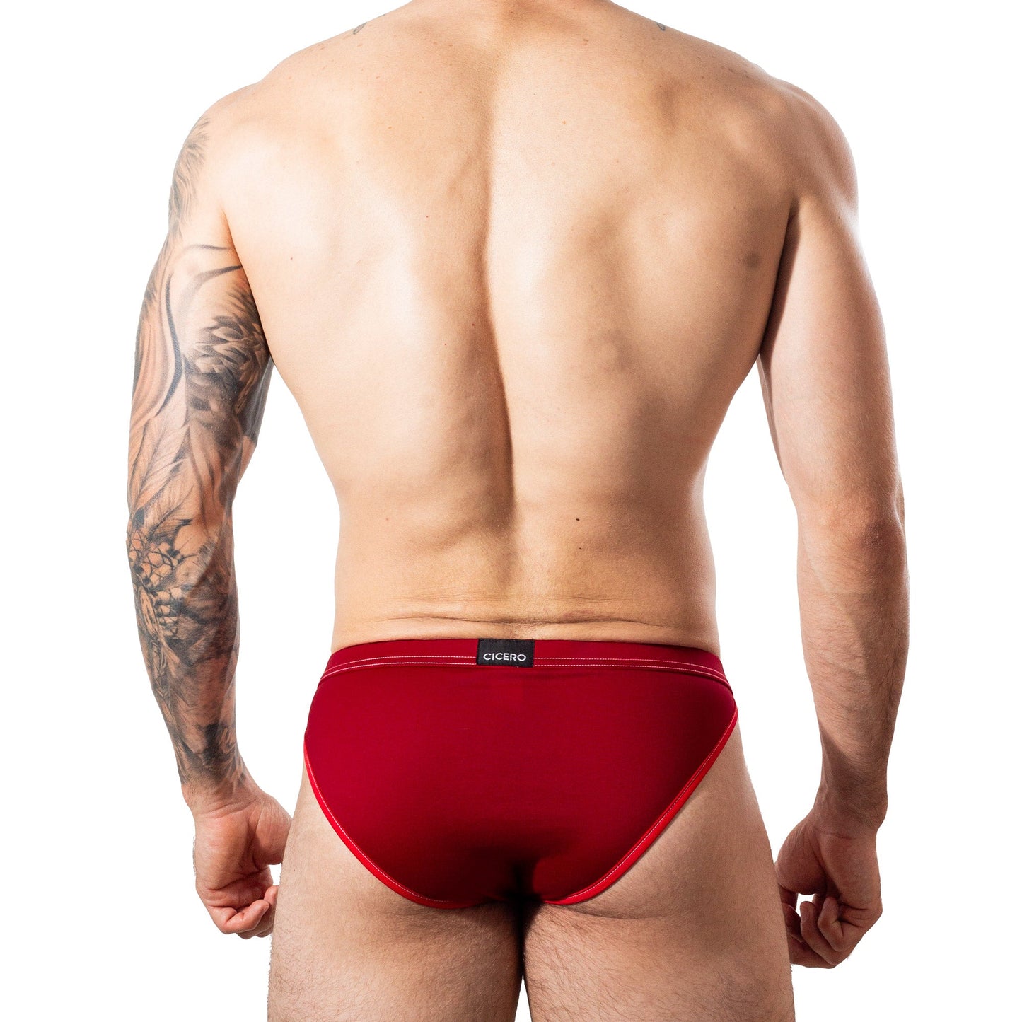 SB0032 Brief bikini Rojo Cereza skinit