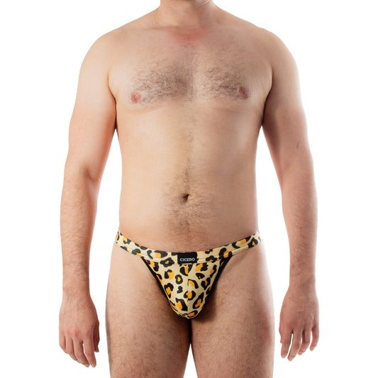 SB0066 Brief Bikini cheeta total skinit
