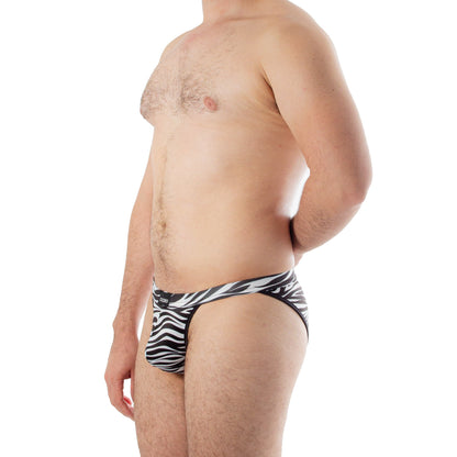 SB0069 Brief Bikini cebra skinit