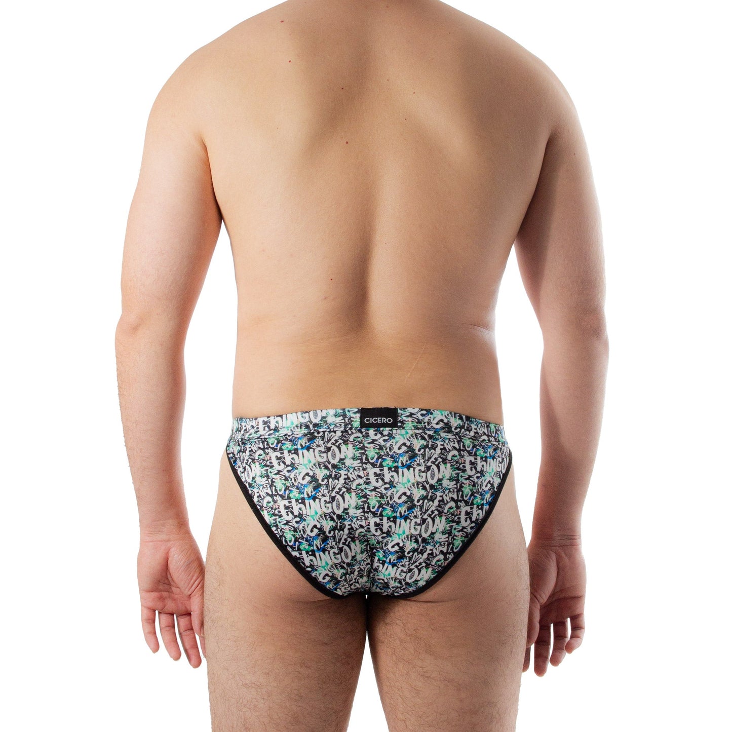 SB0073 Brief Bikini mexicaneidad chingón negro skinit