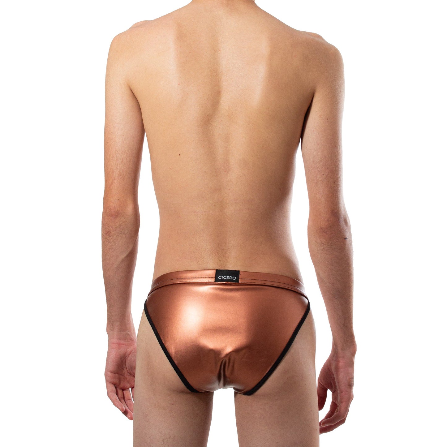 SB0076 Brief Bikini Copper Temptation vinipiel cobre