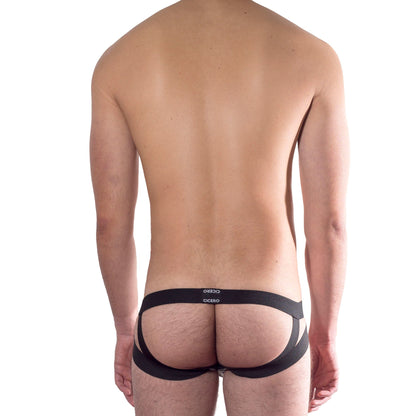SD0014 Jockstrap Suspensorio Doble Animal Print Cebra Hypnotic & Wild Alexanders King