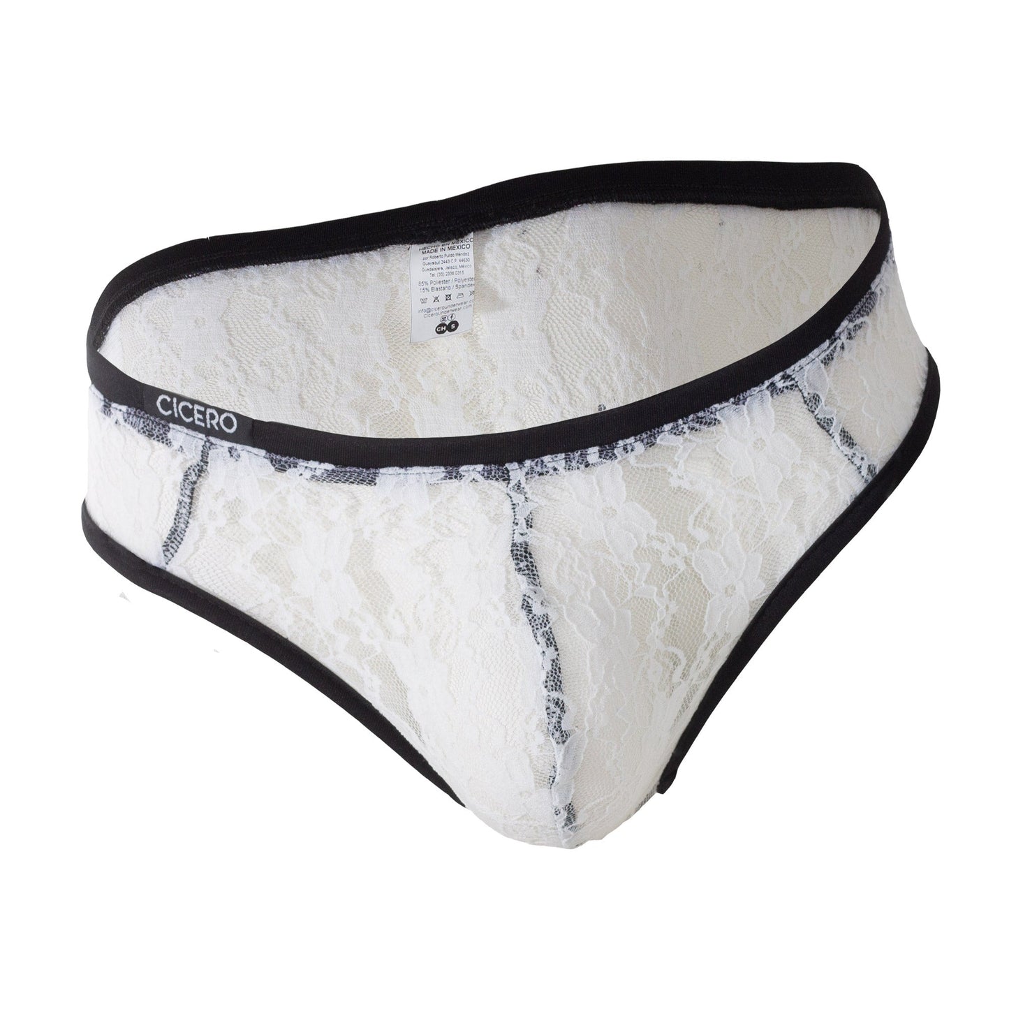 SL0021 Slip Encaje Blanco
