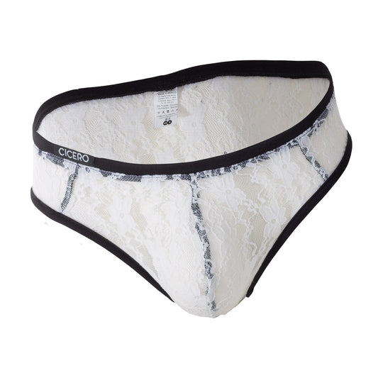 SL0021 Slip Encaje Blanco