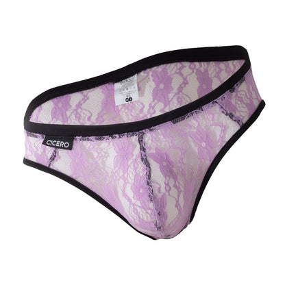 SL0024 Slip Encaje Lila