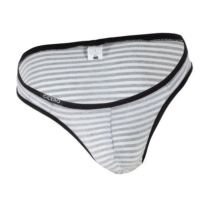 SL0056 Slip Cook rayas blancas y gris comfort