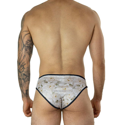 SL0098 Slip Perfume de Gardenias estampado flores blanco skinit