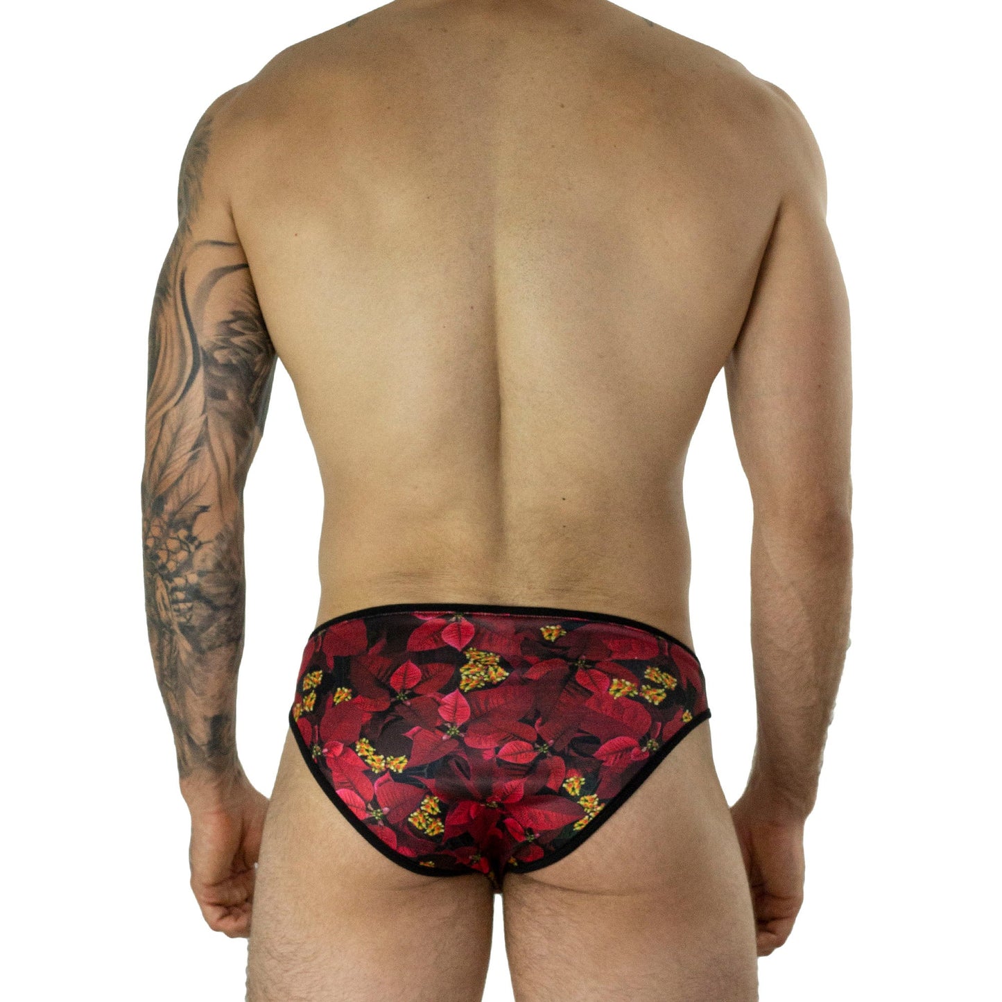 SL0099 Slip Noche muy Buena estampado flores rojo skinit