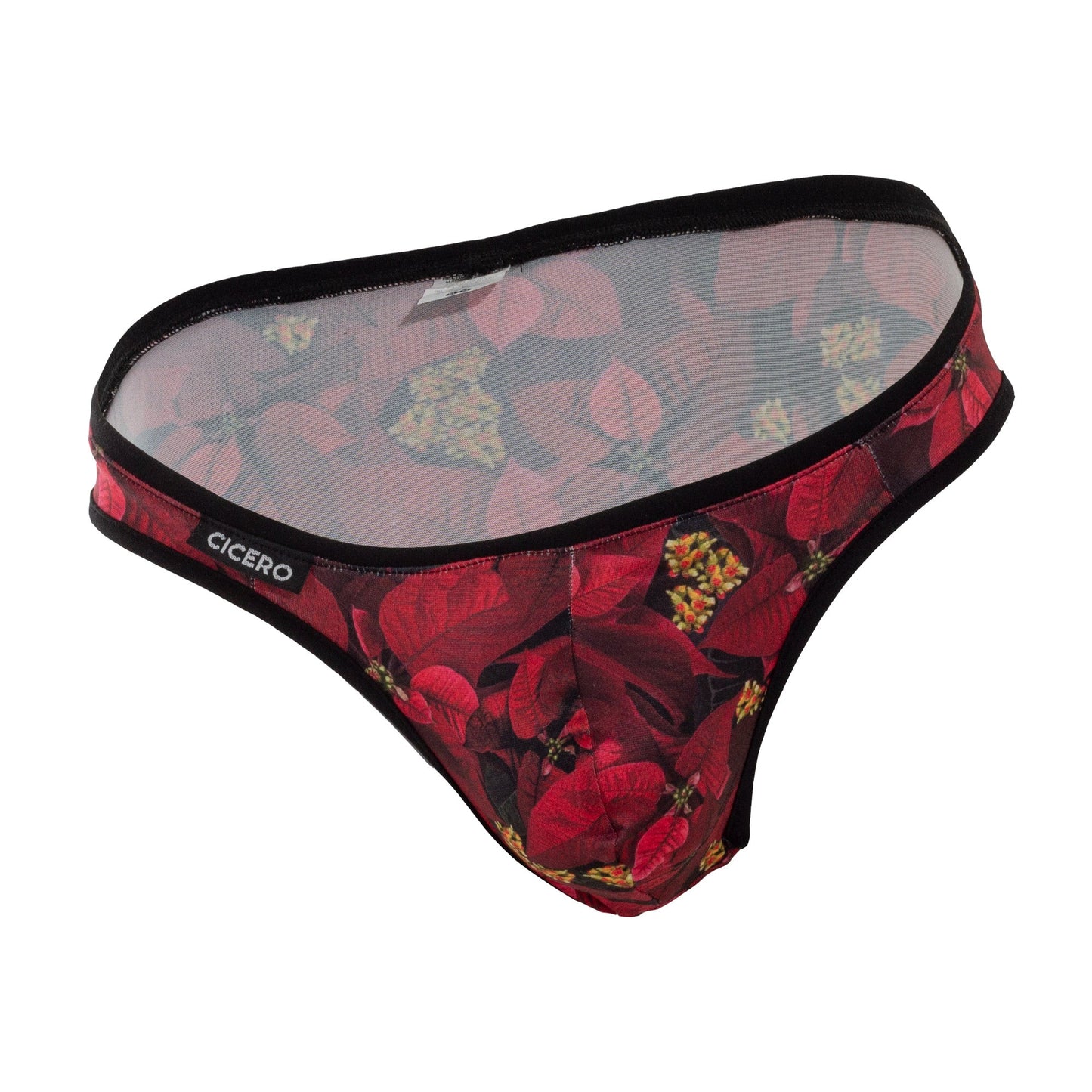 SL0099 Slip Noche muy Buena estampado flores rojo skinit