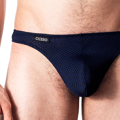 TX0019 Tanga azul marino unwet