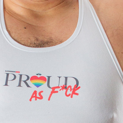 TT0019 Tank Top Proud as F*ck Blanca SkinIt